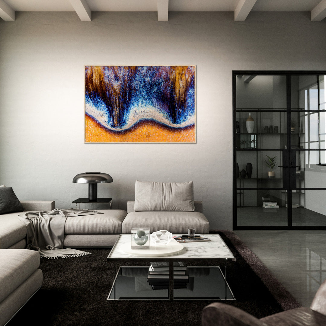 Beachy, Premium Matte Paper Wooden Framed Poster
